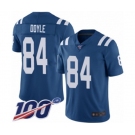 Youth Indianapolis Colts #84 Jack Doyle Royal Blue Team Color Vapor Untouchable Limited Player 100th Season Football Jersey