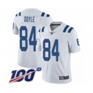 Youth Indianapolis Colts #84 Jack Doyle White Vapor Untouchable Limited Player 100th Season Football Jersey