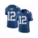 Youth Nike Indianapolis Colts #12 Andrew Luck Limited Royal Blue Rush NFL Jersey