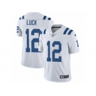 Youth Nike Indianapolis Colts #12 Andrew Luck Vapor Untouchable Limited White NFL Jersey