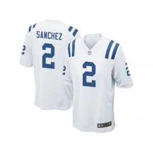 Youth Nike Indianapolis Colts #2 Rigoberto Sanchez Game White NFL Jersey