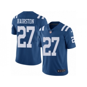Youth Nike Indianapolis Colts #27 Nate Hairston Limited Royal Blue Rush Vapor Untouchable NFL Jersey
