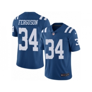 Youth Nike Indianapolis Colts #34 Josh Ferguson Limited Royal Blue Rush NFL Jersey