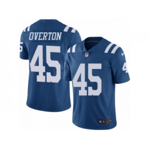 Youth Nike Indianapolis Colts #45 Matt Overton Limited Royal Blue Rush NFL Jersey