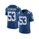 Youth Nike Indianapolis Colts #53 Darius Leonard Royal Blue Team Color Stitched NFL Vapor Untouchable Limited Jersey