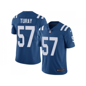 Youth Nike Indianapolis Colts #57 Kemoko Turay Royal Blue Team Color Stitched NFL Vapor Untouchable Limited Jersey