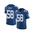 Youth Nike Indianapolis Colts #58 Trent Cole Limited Royal Blue Rush NFL Jersey