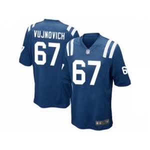 Youth Nike Indianapolis Colts #67 Jeremy Vujnovich Game Royal Blue Team Color NFL Jersey
