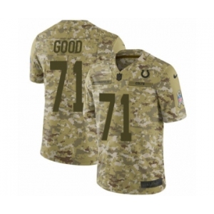 Youth Nike Indianapolis Colts #71 Denzelle Good Limited Camo 2018 Salute to Service NFL Jersey