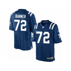 Youth Nike Indianapolis Colts #72 Zach Banner Limited Royal Blue Team Color NFL Jerse