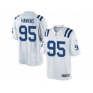 Youth Nike Indianapolis Colts #95 Johnathan Hankins Limited White NFL Jersey