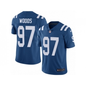 Youth Nike Indianapolis Colts #97 Al Woods Limited Royal Blue Team Color NFL Jersey