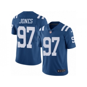 Youth Nike Indianapolis Colts #97 Arthur Jones Limited Royal Blue Rush NFL Jersey