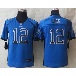 nike youth nfl jerseys indianapolis colts #12 luck blue[Elite drift fashion]