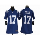 nike youth nfl jerseys indianapolis colts #17 collie blue[nike]