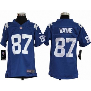 nike youth nfl jerseys indianapolis colts #87 wayne blue[nike]