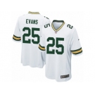 Men Nike Green Bay Packers #25 Marwin Evans Game White NFL Jersey