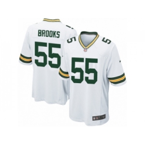 Men Nike Green Bay Packers #55 Ahmad Brooks Game White NFL Jersey