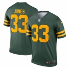 Men's Green Bay Packers #33 Aaron Jones Nike Green Alternate Legend Player Jersey