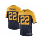 Men's Nike Green Bay Packers #22 Aaron Ripkowski Game Navy Blue Alternate NFL Jersey