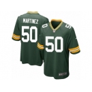 Men's Nike Green Bay Packers #50 Blake Martinez Game Green Team Color NFL Jersey