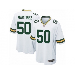 Men's Nike Green Bay Packers #50 Blake Martinez Game White NFL Jersey