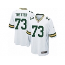 Men's Nike Green Bay Packers #73 JC Tretter Game White NFL Jersey