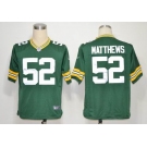 NIKE NFL Jerseys Green Bay Packers 52 Clay Matthews Green (Game)