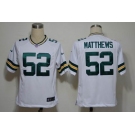 NIKE NFL Jerseys Green Bay Packers 52 Clay Matthews white (Game)