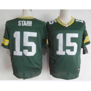 nike nfl jerseys green bay packers #15 bart starr green[game]