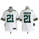 nike nfl jerseys green bay packers #21 woodson white[game]