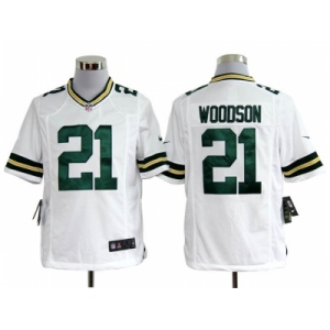 nike nfl jerseys green bay packers #21 woodson white[game]