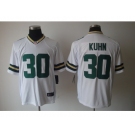nike nfl jerseys green bay packers #30 john kuhn white[game]