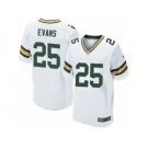 Men Nike Green Bay Packers #25 Marwin Evans Elite White NFL Jersey