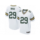 Men Nike Green Bay Packers #29 Kentrell Brice Elite White NFL Jersey