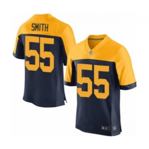 Men's Green Bay Packers #55 Za'Darius Smith Elite Navy Blue Alternate Football Jersey