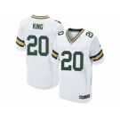 Men's Nike Green Bay Packers #20 Kevin King Elite White NFL Jersey