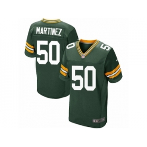 Men's Nike Green Bay Packers #50 Blake Martinez Elite Green Team Color NFL Jersey