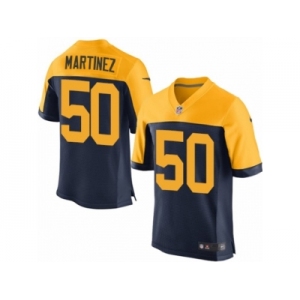 Men's Nike Green Bay Packers #50 Blake Martinez Elite Navy Blue Alternate NFL Jersey
