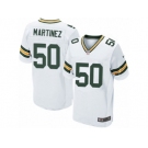 Men's Nike Green Bay Packers #50 Blake Martinez Elite White NFL Jersey