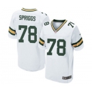 Men's Nike Green Bay Packers #78 Jason Spriggs Elite White NFL Jersey