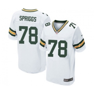 Men's Nike Green Bay Packers #78 Jason Spriggs Elite White NFL Jersey