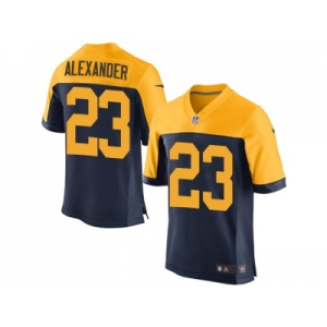 Nike Green Bay Packers #23 Jaire Alexander Navy Blue Alternate Men Stitched NFL New Elite Jersey
