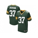 Nike Green Bay Packers #37 Josh Jackson Green Team Color Men Stitched NFL Elite Jersey