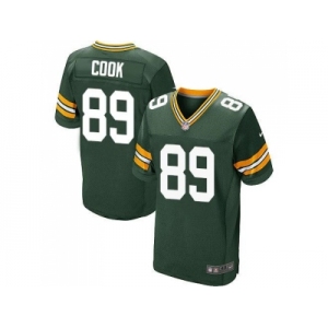 Nike Green Bay Packers #89 Jared Cook Green Team Color Men's Stitched NFL Elite Jersey