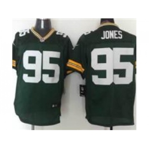 Nike NFL Jerseys Green Bay Packers #95 Datone Jones Green Jerseys(Elite)