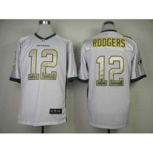 nike nfl jerseys green bay packers #12 aaron rodgers white[Elite drift fashion]