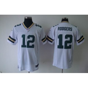 nike nfl jerseys green bay packers #12 rodgers white[elite]