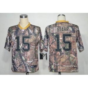 nike nfl jerseys green bay packers #15 bart starr camo[Elite]