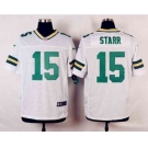 nike nfl jerseys green bay packers #15 bart starr white[Elite]
